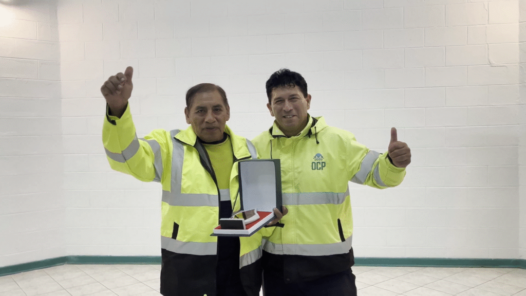 OCP | OCP rinde homenaje a Domingo Achata por sus 46 años de dedicación a la minería | Noticia